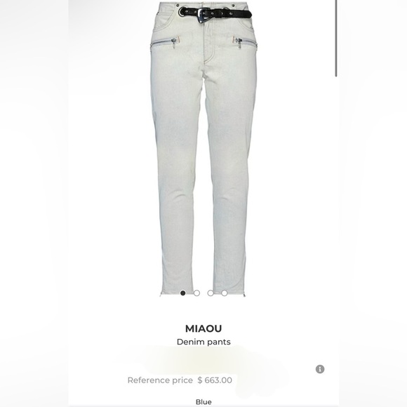 NWT Miaou Roxi Acid Wash With Devin Belt - Picture 4 of 16